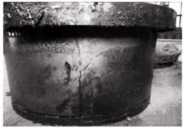 上架体衬套裂纹